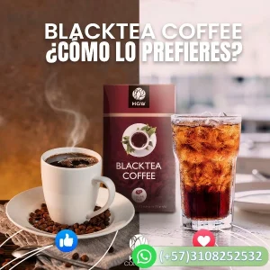 Black Tea Coffee Cafe con Te Negro HGW